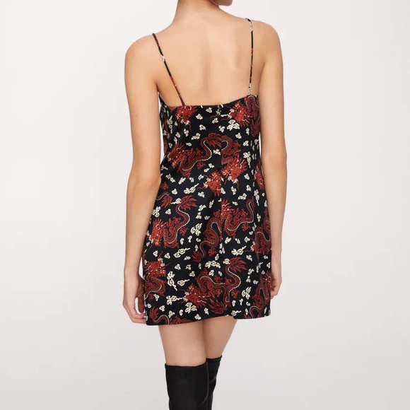Zara Printed Mini Dress - Picture 6 of 7